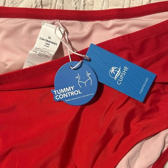 NWT Cupshe Red Bikini Set - Picture 5 of 8